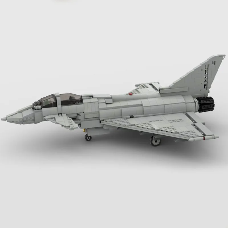 

NEW 1108PCS WW2 Military MOC 1:34 Scale Eurofighter Typhoon model DIY creative high-tech Children Toy Gift Fighter Plane Blocks