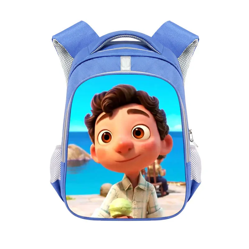 2021 Disney Luca Alberto Sea Monste Backpack for Boys Girls Cartoon Anime Print Kids School Bag High Capacity Backpack Mochilas