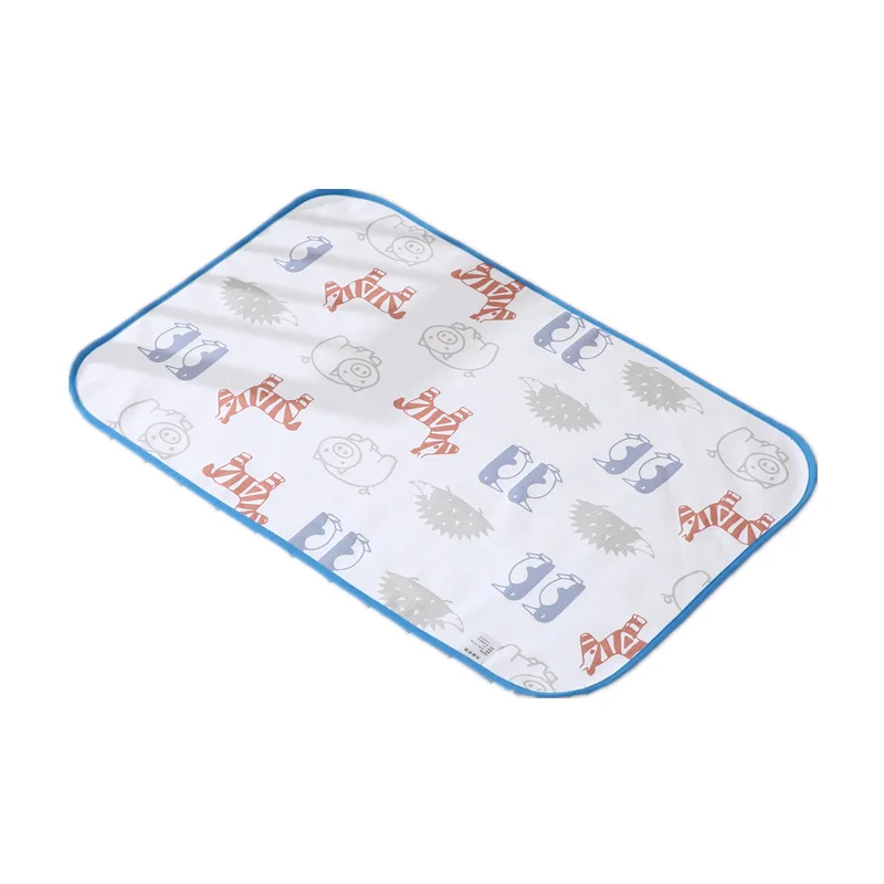 Newborn baby ramie diaper pad waterproof washable cotton breathable children adult leak-proof diaper mattress nursing pad images - 6