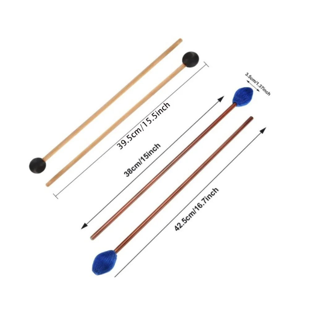 Фото Набор из 6 предметов Marimba Mallet, портативная поющая чаша, молоток, профессиональная барабанная палочка, ударные инструменты, аксессуары №5
