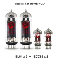 Valve Tube Kit For Traynor YGL1 Amplifier Guitar Tube 2PCS EL84 ECC83 Power Vacuum Electronic Tube Audio Guitar Cabinet Pre-amp