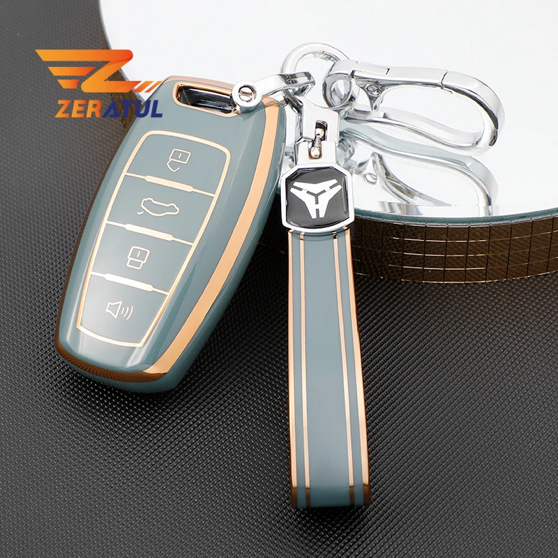 

For Great Wall Haval Hover H1 H4 H6 H7 H9 F5 F7 H2S GMW Coupe TPU Car Remote Key Case Cover Holder Shell Auto Accessories