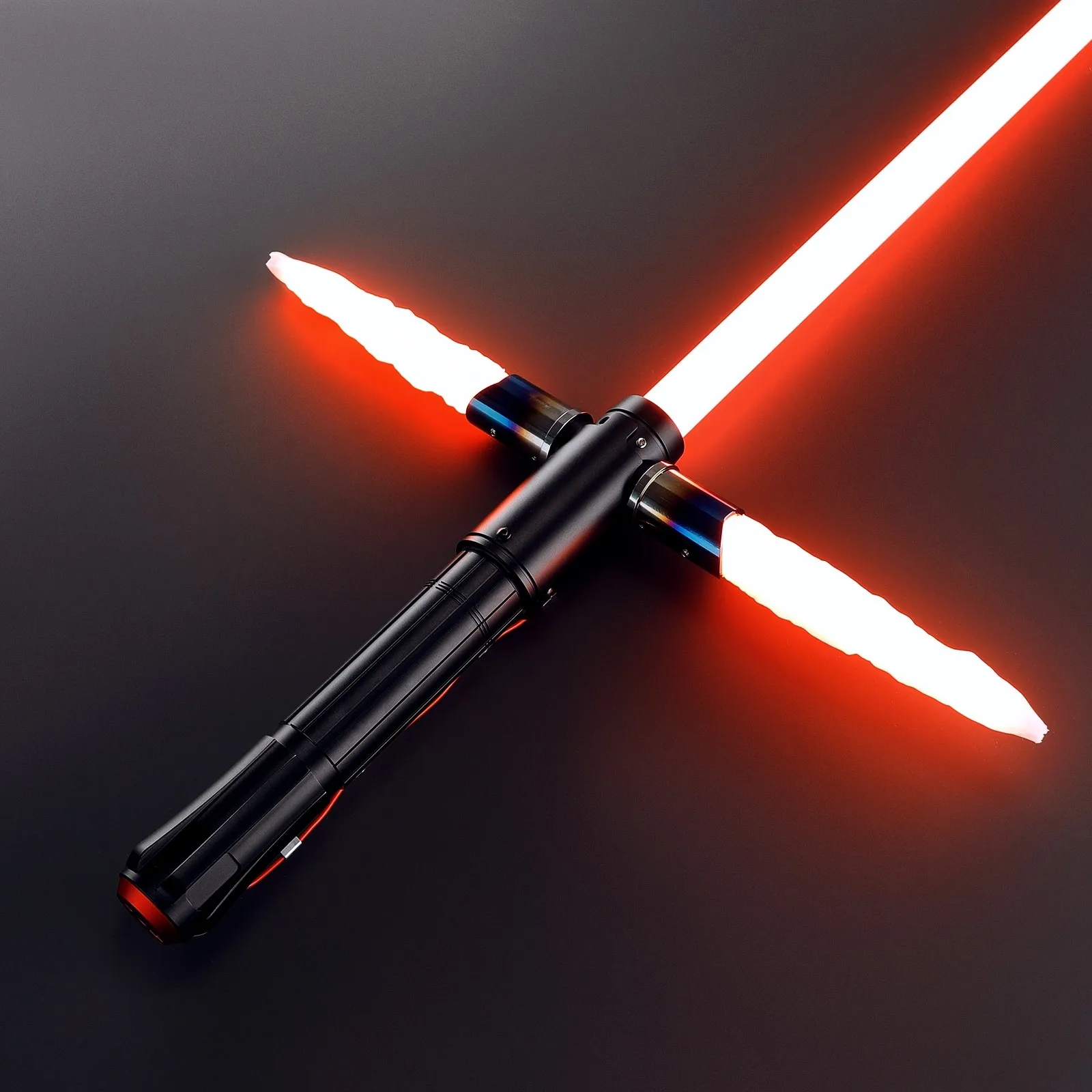Фото JS световой меч ксенопиксель Kylo Ren Light Saber джедай неопиксельная металлическая ручка лазерный меч косплей тяжелый дуэльный светящийся игрушки для косплея №3