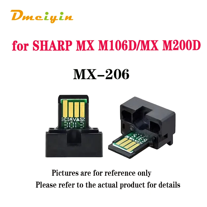 

WW Version 16k Pages BK Color MX-206 Toner Chip for Sharp MX M106D/MX M200D