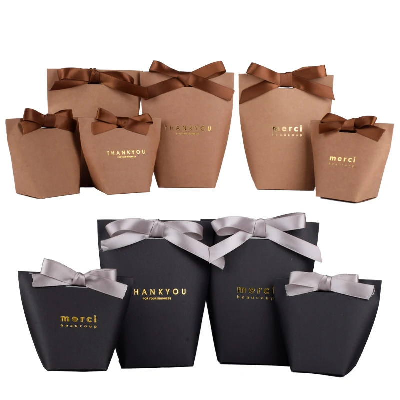 French Thank You Birthday Party Diy Wedding Favor Gift Box Package