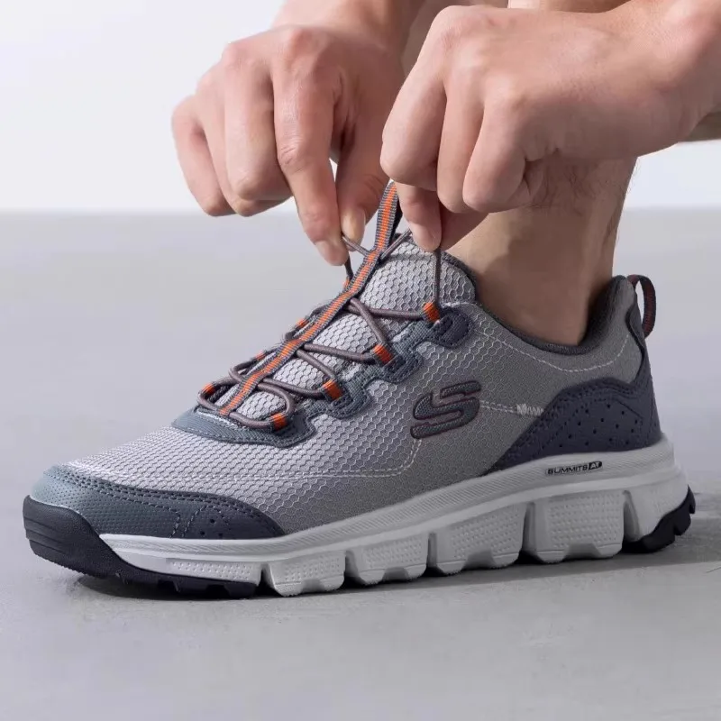 Мужские кроссовки Skechers. Новая летняя модная дышащая повседневная обувь. Легкая