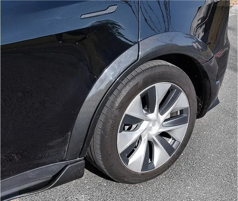 Краска из АБС-пластика для Tesla Model Y 2021 2022 2023 колесо бровей круглая дуга