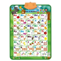 2022 childrens enlightenment wall chart reading cognitive letters early education intellectual development audio wall chart