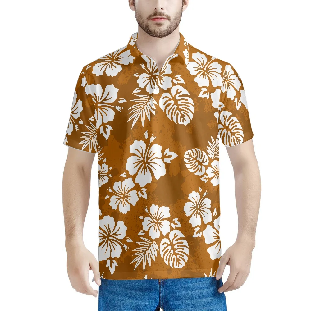 

Летняя повседневная мужская рубашка с принтом гибискуса, Гавайских банановых листьев, татуировок, короткий рукав, приталенная, привлекател...