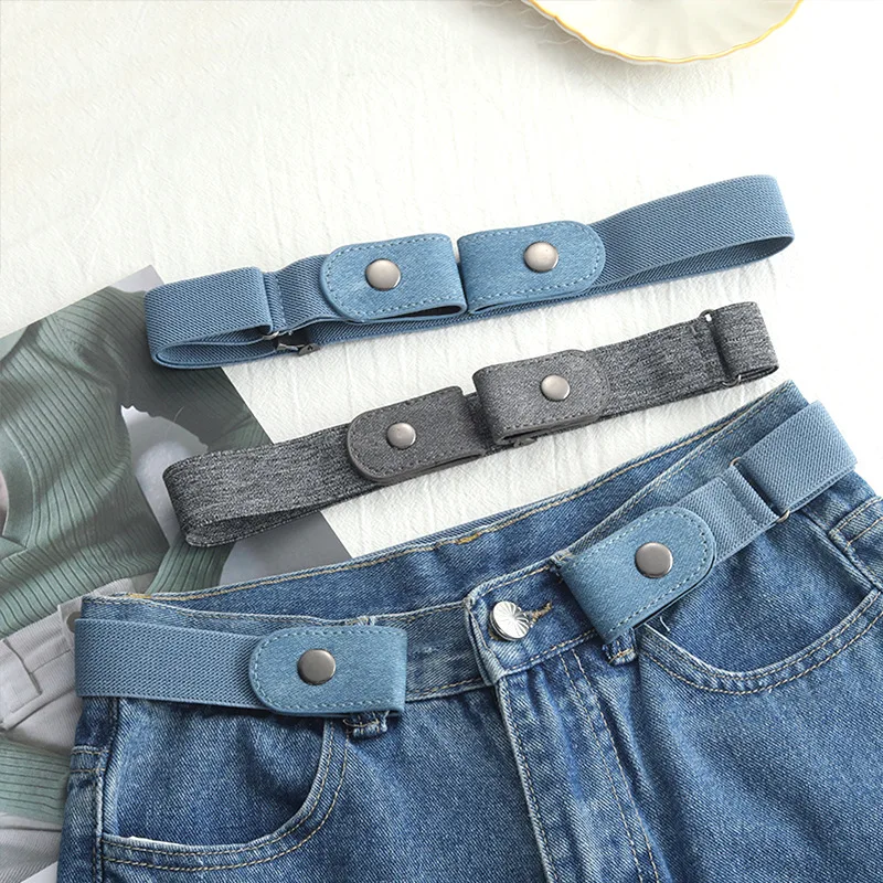 

New Adjustable Stretch Elastic Waist Band Invisible Belt Buckle-Free Belts for Women Men Jean Pants Dress No Buckle Easy To Wear