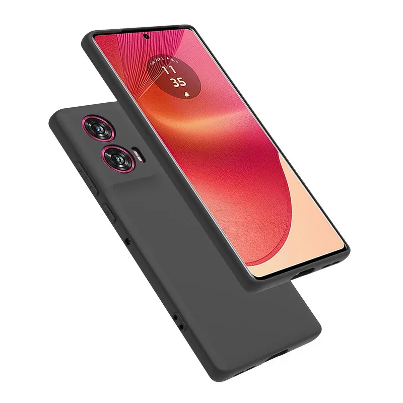 Фото Чехол для Motorola Moto G96 MotoG96 для Mote G 96, мягкий тонкий черный матовый силиконовый чехол из ТПУ, чехол-бампер, чехлы для телефонов, чехлы №1
