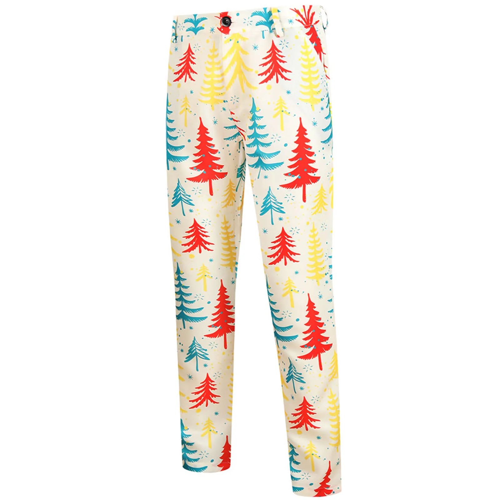 

Mens Christmas Casual Fashion Quality Printed Pants Trousers Suit Pants