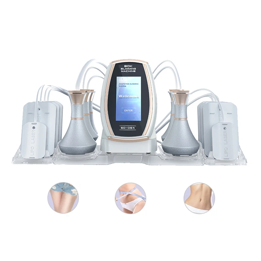

6 in 1 80k ultrasound slimming lipocavitation rf fat burning machine vacuum cavitation system slimming machine