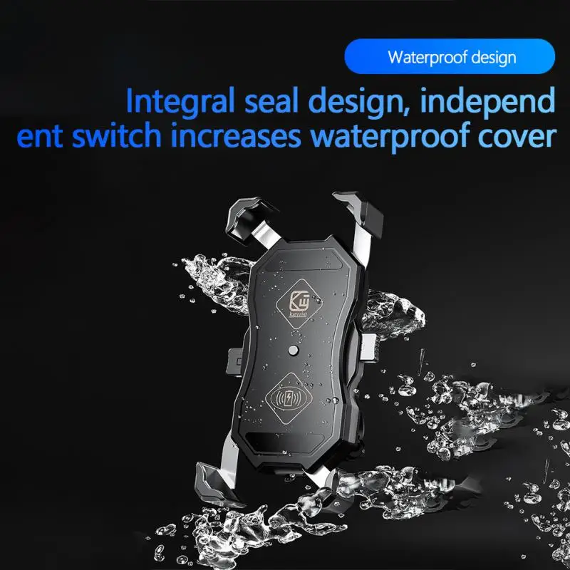 

Durable Sleek 360 Mobile Cellphone Support Secure Universal 360-degree Smartphone Mount Fast Charging Bracket Waterproof Stylish