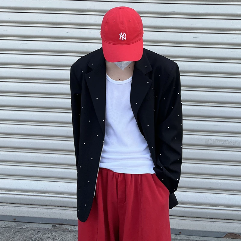 Couple Zipper Blazers Men Loose Casual Korean Streetwear Hip Hop Sport Suits Blazer Coat Male Women Suit Jacket Unisex Overcoat