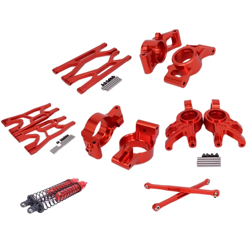 

For Traxxas 1/5 X-MAXX 77076-4 Truck Upgrade Parts Kit Remote Control Car Metal Upgrade Parts Kit C Seat Pull Rod