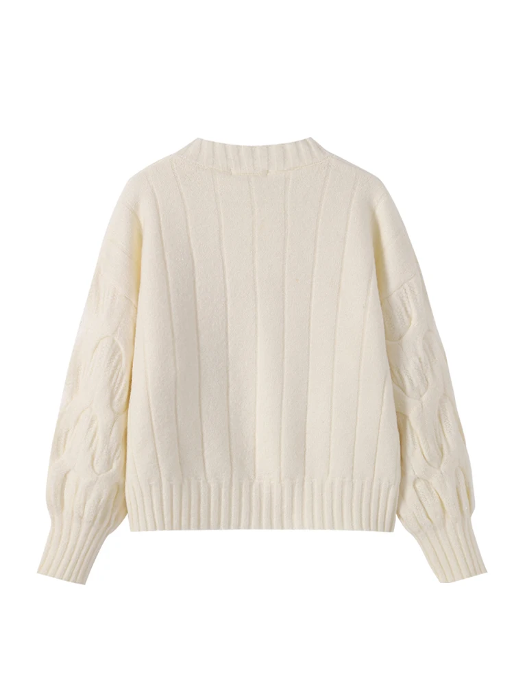 Женский Рождественский пуловер вязаный свитер Y2k Модный корейский винтажный