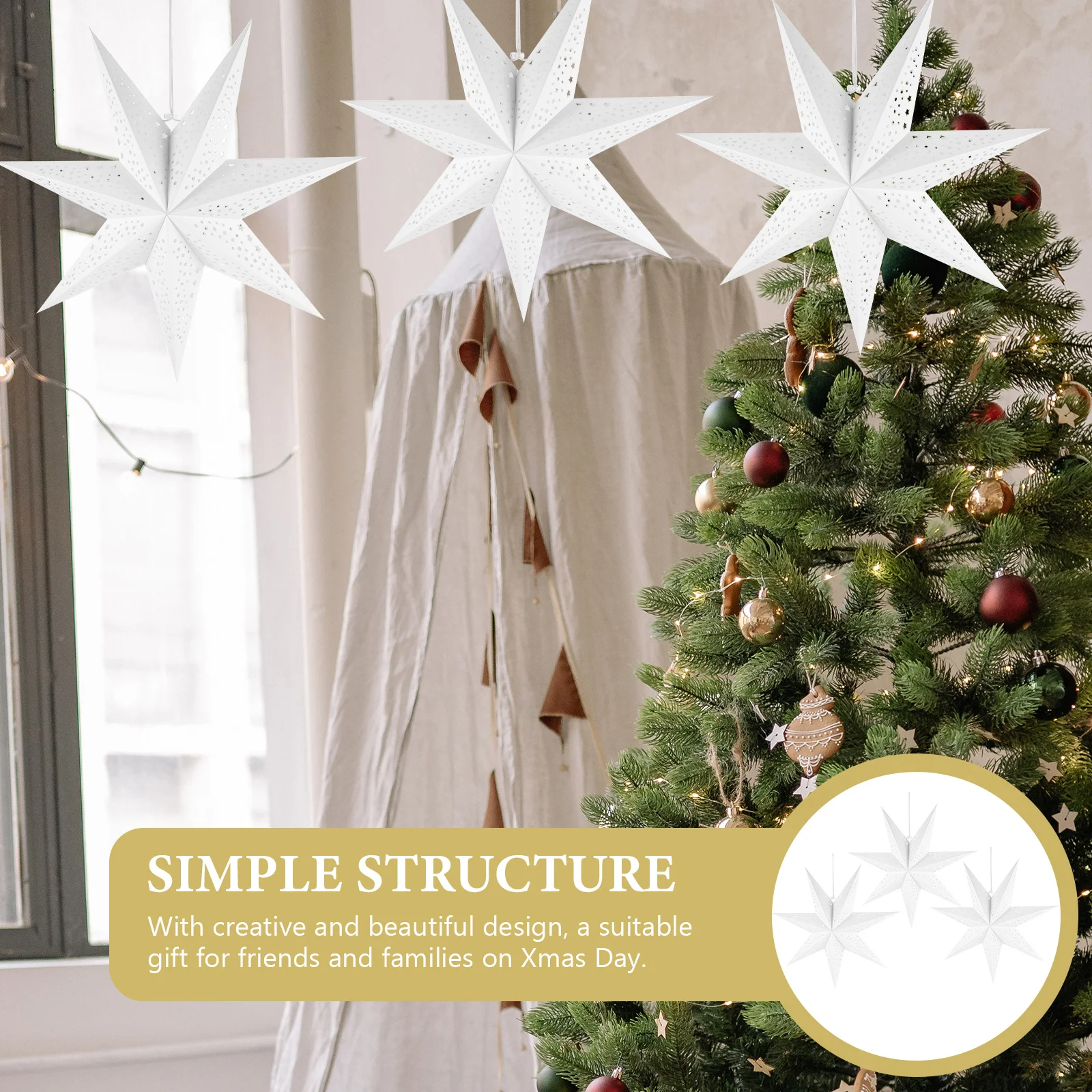 Абажур Heptagon подвесные абажуры со звездами рождественский подвесной светильник