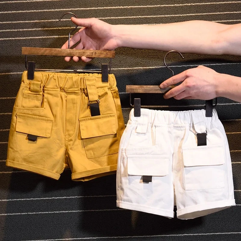 

Boys summer shorts children's cotton casual Shorts denim baby casual 2022 new trousers P6389