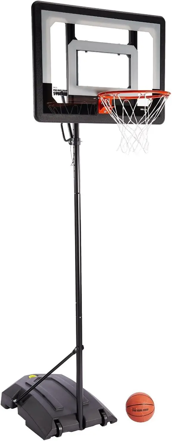

Mini Hoop Basketball System with Adjustable-Height Pole and 7-Inch Mini hoop basketball Mini basketball Basketball net Jordan M