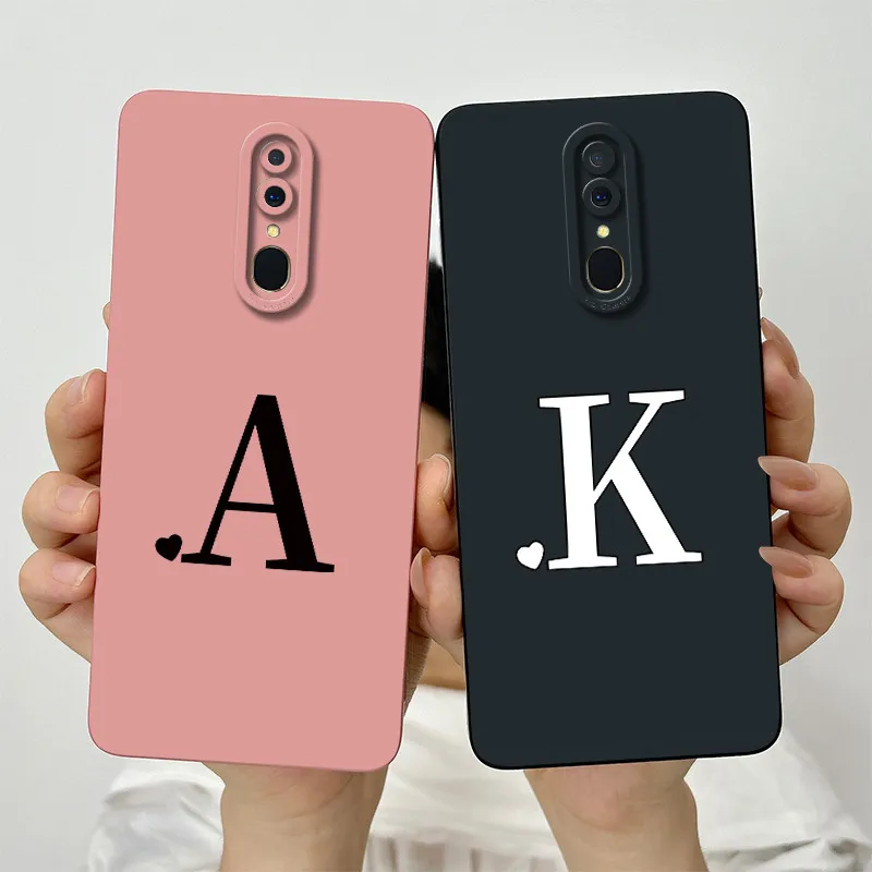 Для OPPO F11/F11 Pro защитный противоударный чехол с милыми буквами и объективом OPPOF11 F 11