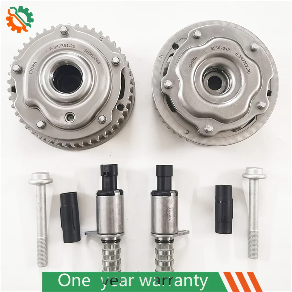 

New VVT Timing Camshaft Gear Adjuster With Solenoid Valve For Chevrolet Opel Vauxhall Auto Parts Intake And Exhaust Pulley