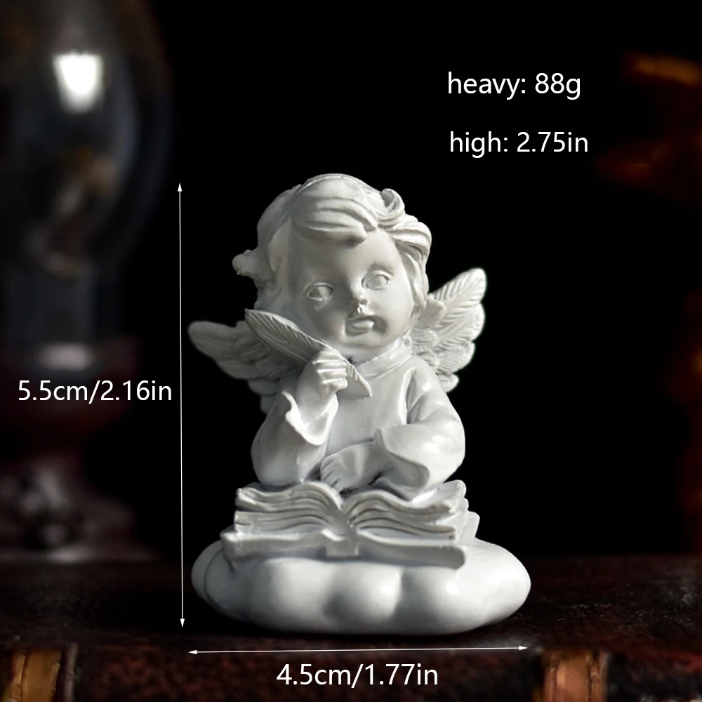 

1шт милый ангел украшения настольная маленькая декоративная скульптура