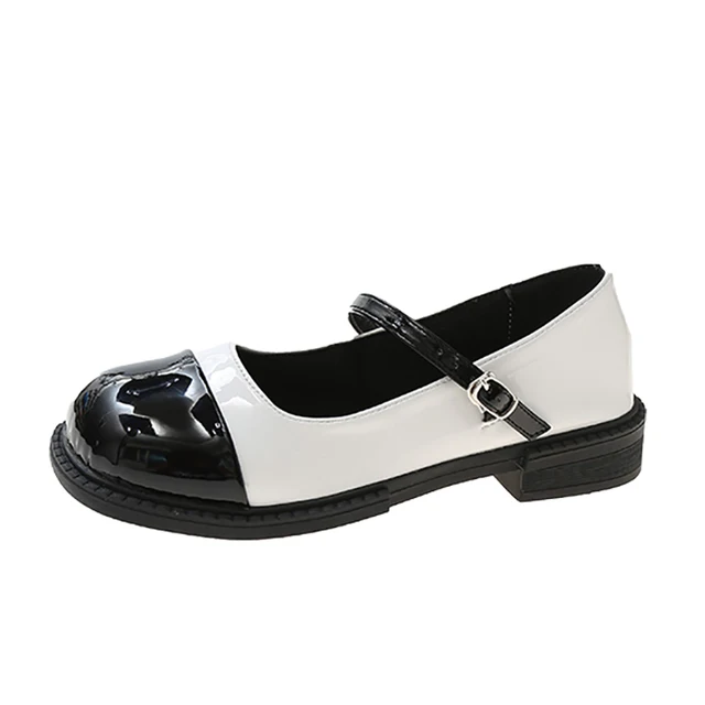 Women Oxford Shoes Patent Leather Mary 