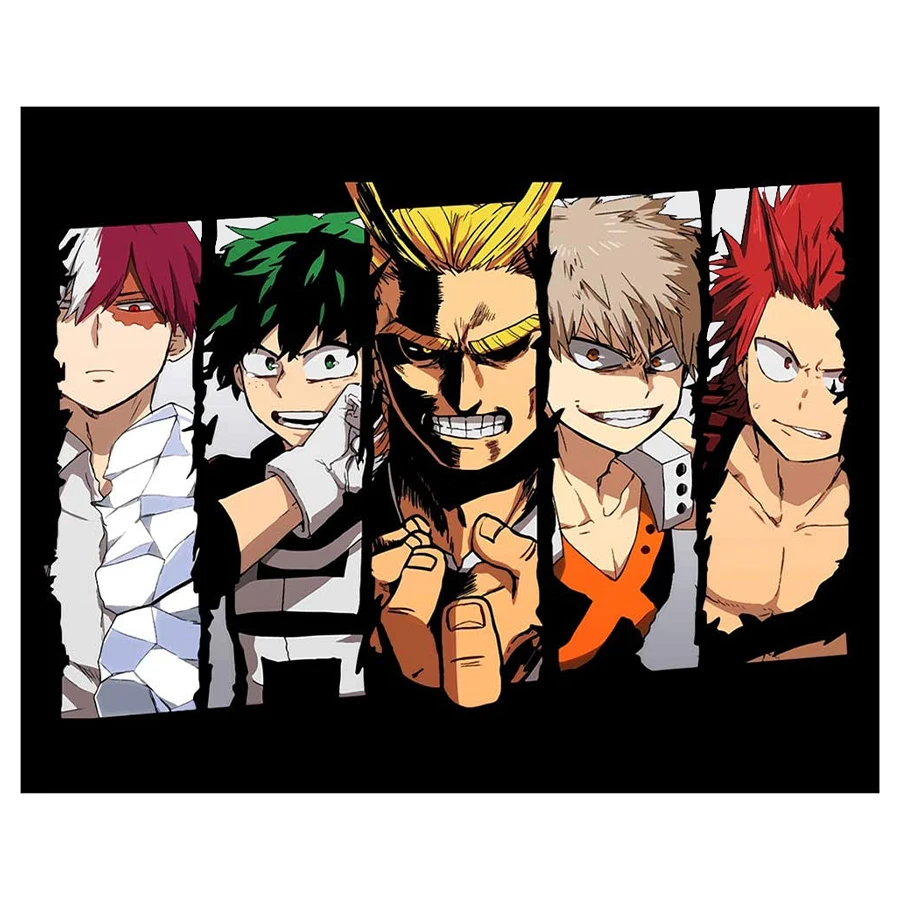 

FSBCGT My Hero Academia DIY Painting By Numbers Adults For Drawing On Canvas Coloring By Numbers Easy to Color and Odorless