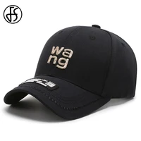 fs luxury black beige brand cotton summer baseball caps for men women simple hip hop outdoor sports golf cap bone trucker hat