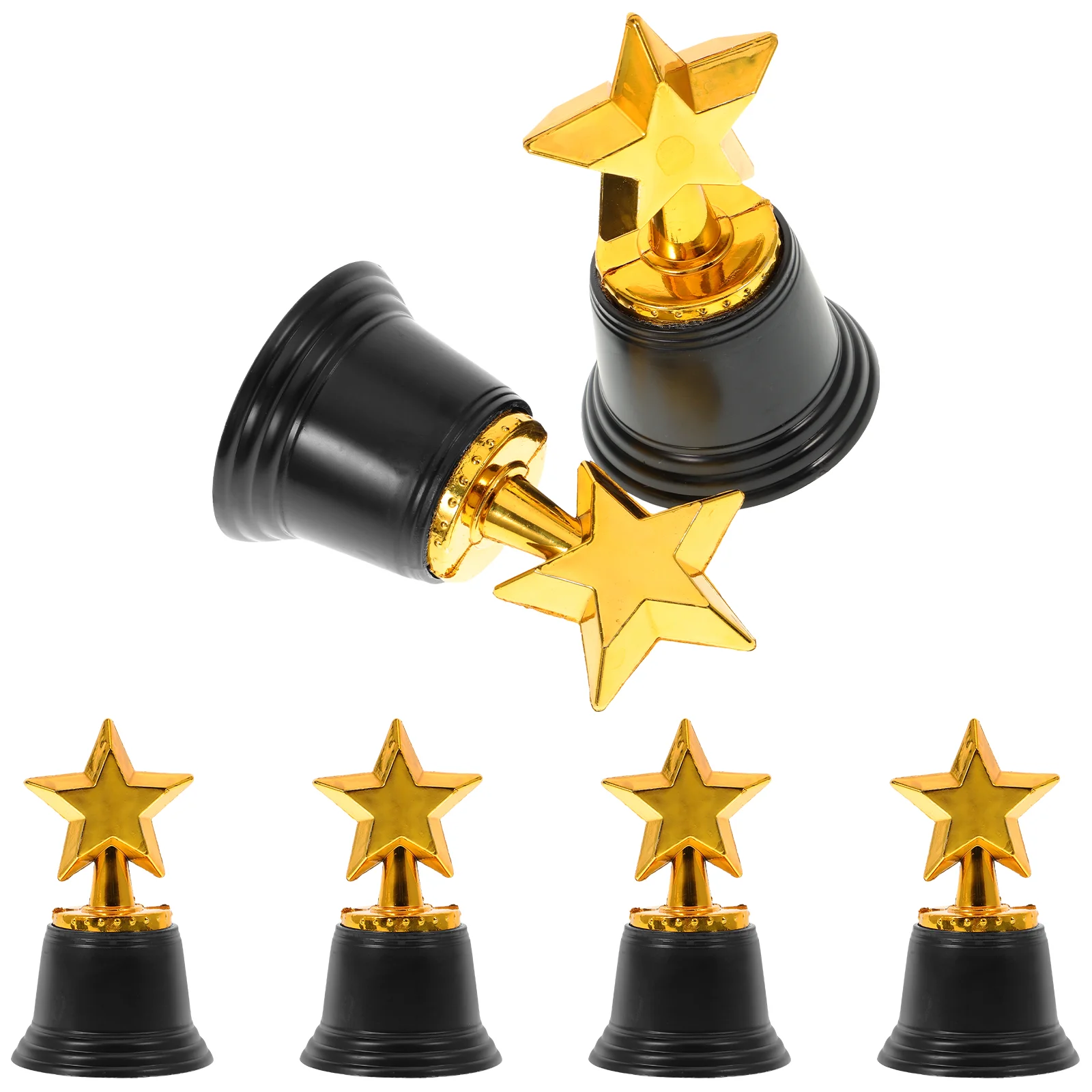 

6 Pcs Award Ceremony Trophy Kids Trophies Mini Golden Star Child Halloween Toys