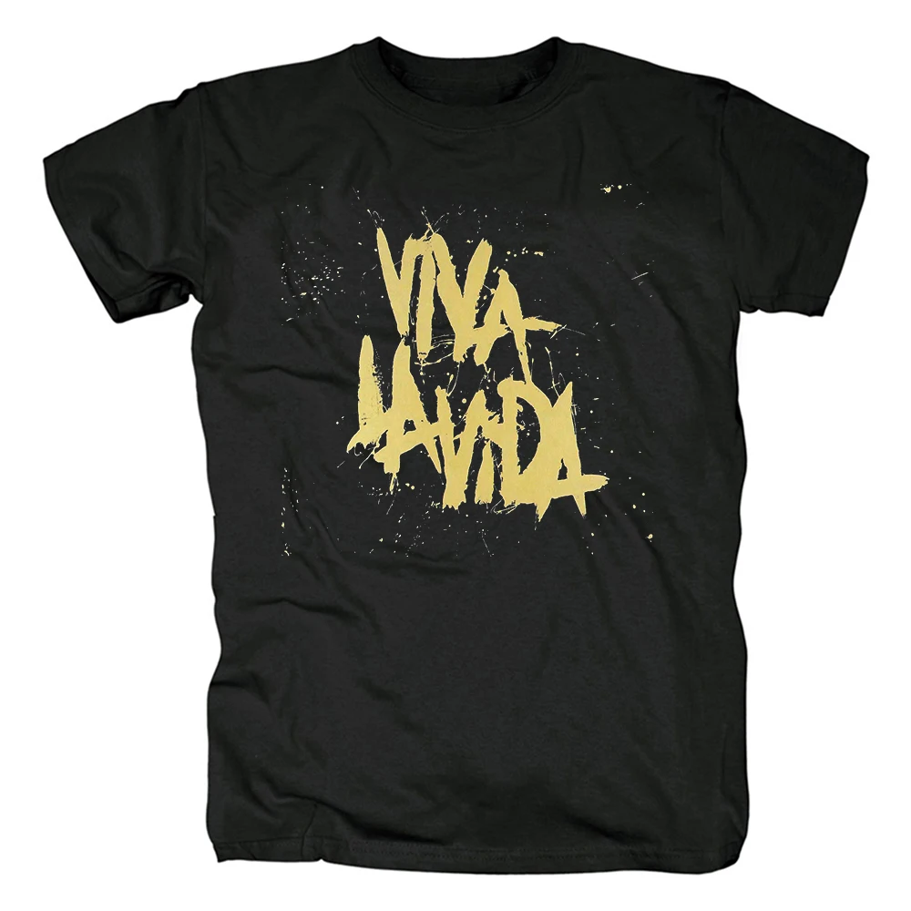 

Viva La Vida Printed T Shirts Men Summer Style Short Sleeve O-Neck Cotton T-Shirt Indie Rock Tshirt Streetwear Tee Shirt Homme