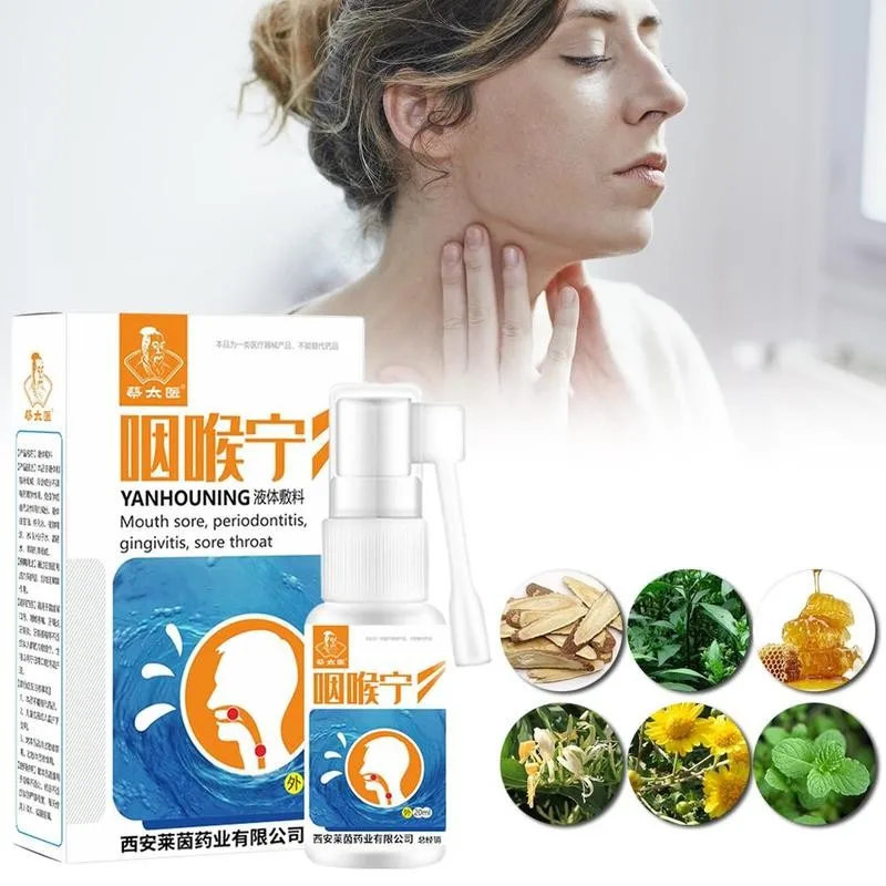 

Throat Spray Effectively Relieve Sore Throat And Throat Inflammation Natural Plant Herbal Extract Mouth Clean Oral Spray 20ml