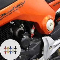 8mm cnc glass aluminum alloy motorcycle fuel gas gasoline oil filter motocross atv dirt pit moto fuel delivery accessories