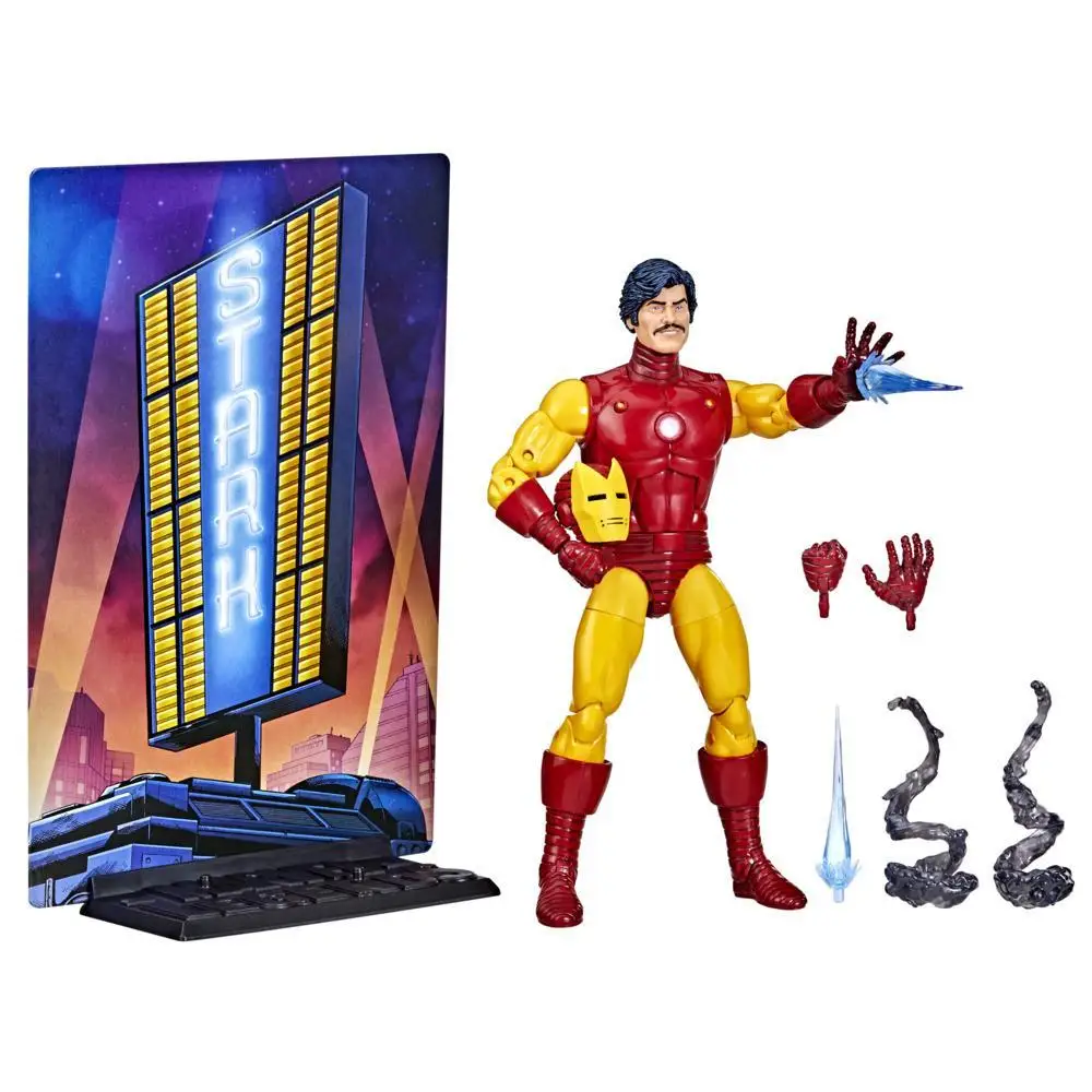 Фото [В наличии] Hasbro Marvel Legends Series 20th Anniversary Iron Man 6-дюймовый масштаб Toybiz Эксклюзивная экшн-фигурка аниме Модель игрушки №3