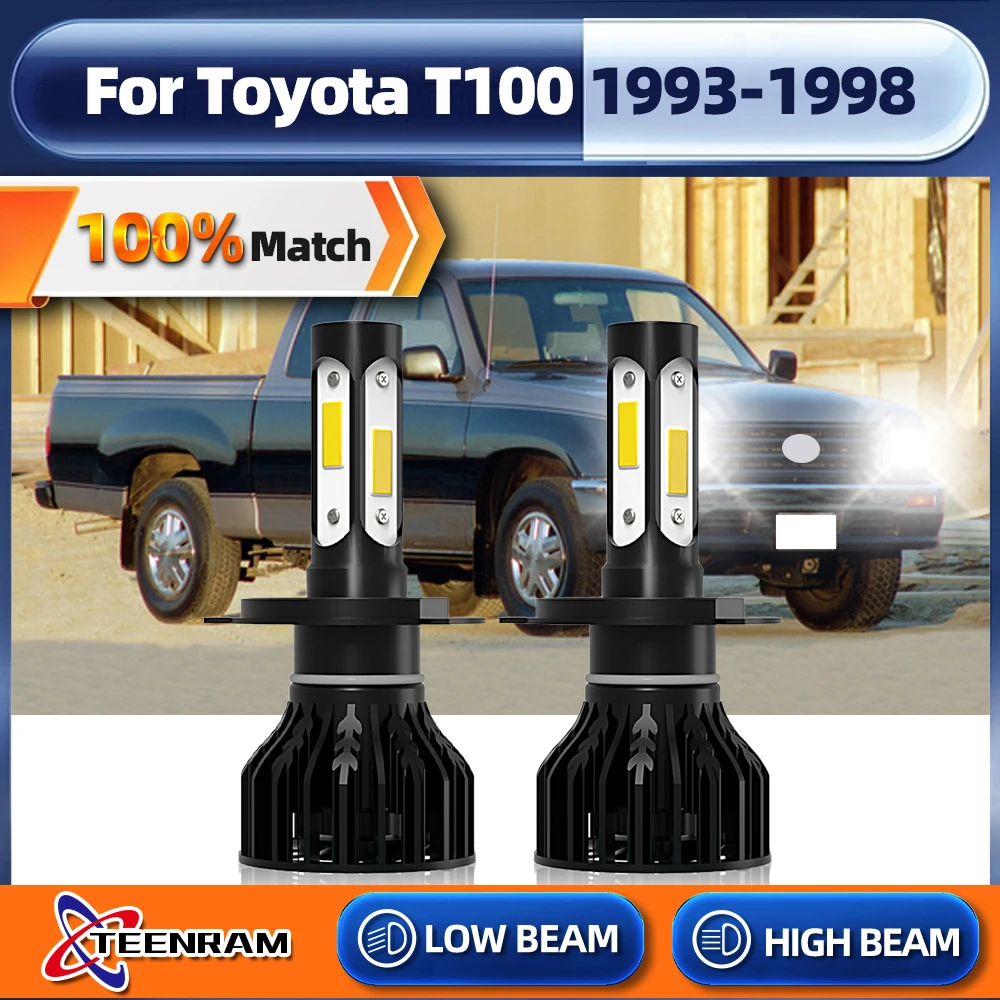 

H4 Canbus светодиодный лампы для автомобильных фар 20000LM 120 Вт 6000 К Автомобильные фары светодиодный Автомобильные фары для Toyota T100 1993 1994 1995 1996 1997 1998