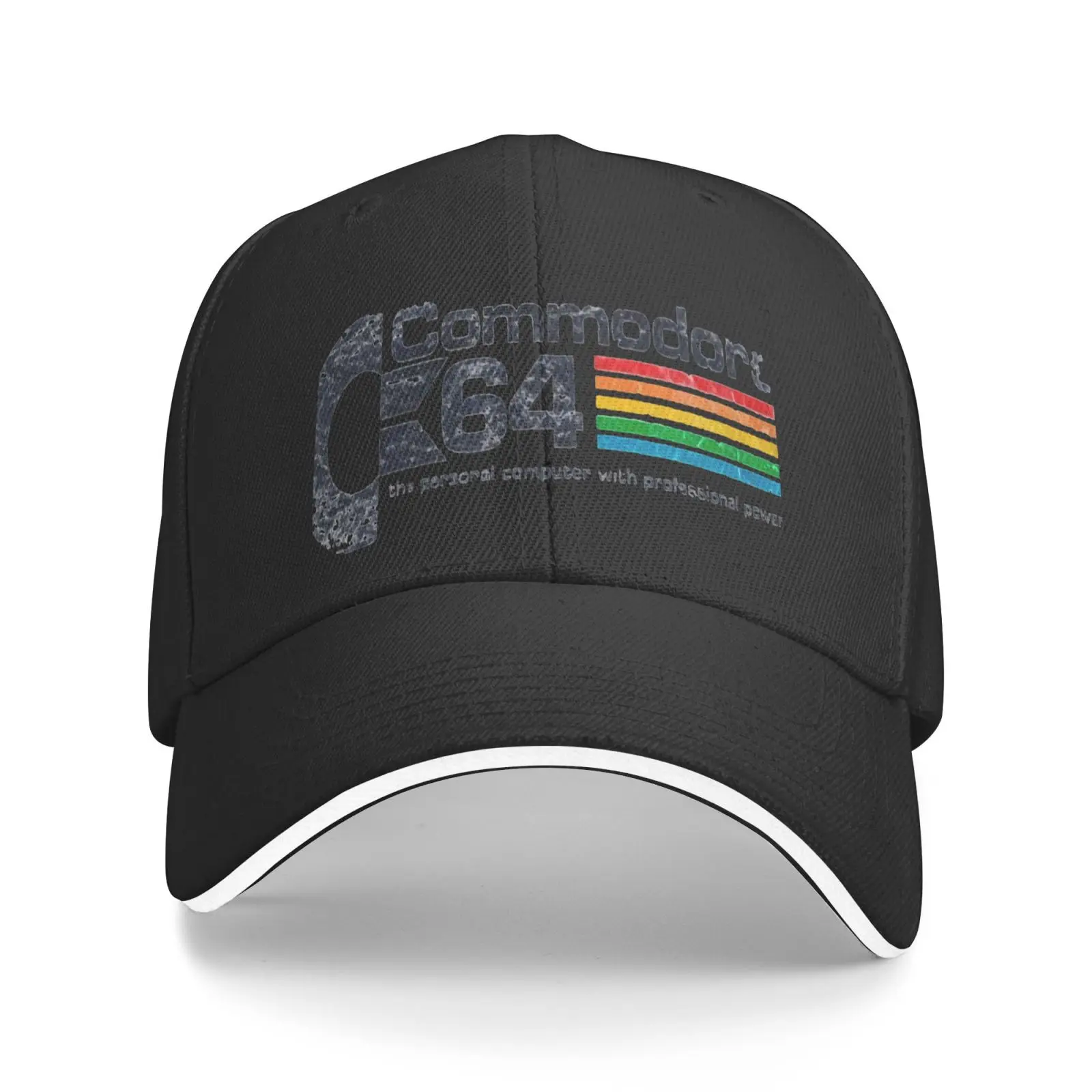 

C64 Commodore Amiga Atari Nerd Gamer Hats For Men Women's Baseball Cap Hat Men Russian Hat Hip Hop Cowboy Hat Cowgirl Cap Male
