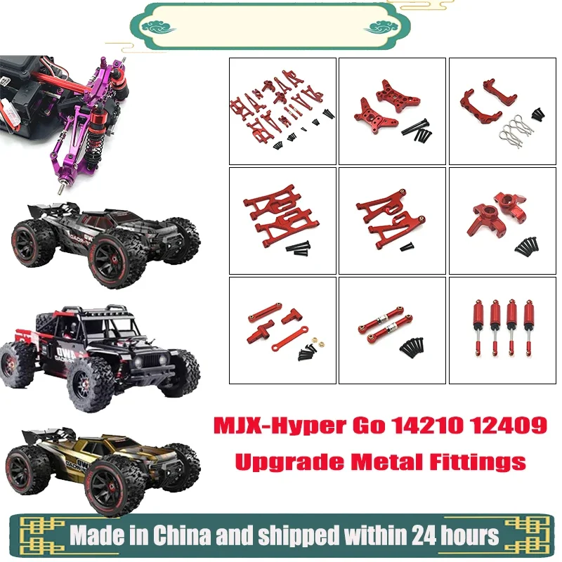 MJX-piezas De Metal Para Coche A Control Remoto 14210 14209 RC Barra Sog Bryzo Oscilante Hacia Arriba Y Abajo