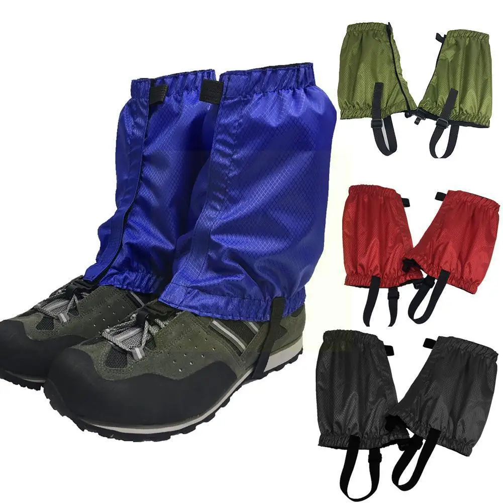 

1 Pair Of Outdoor Windproof Leg Covers Outdoor Waterproof Shoe Cover Mountaineering Sand-proof Desert Hiking Cover B3n3