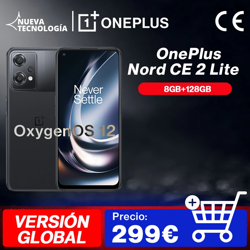 Смартфон OnePlus Nord CE 2 120 Гц 64 мп 5000 мАч 33 Вт |