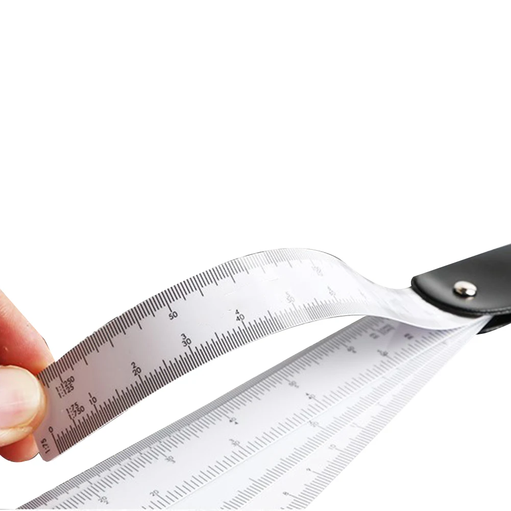 

Fan Shape Scale Ruler With 5 Blades Engineering Multifunctional Foldable Rulers For Fashion Design Furniture Measure Tool