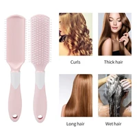 massage brush for hair women hair comb macaron color ribs comb anti static hair brush soft tooth comb hairdressing products