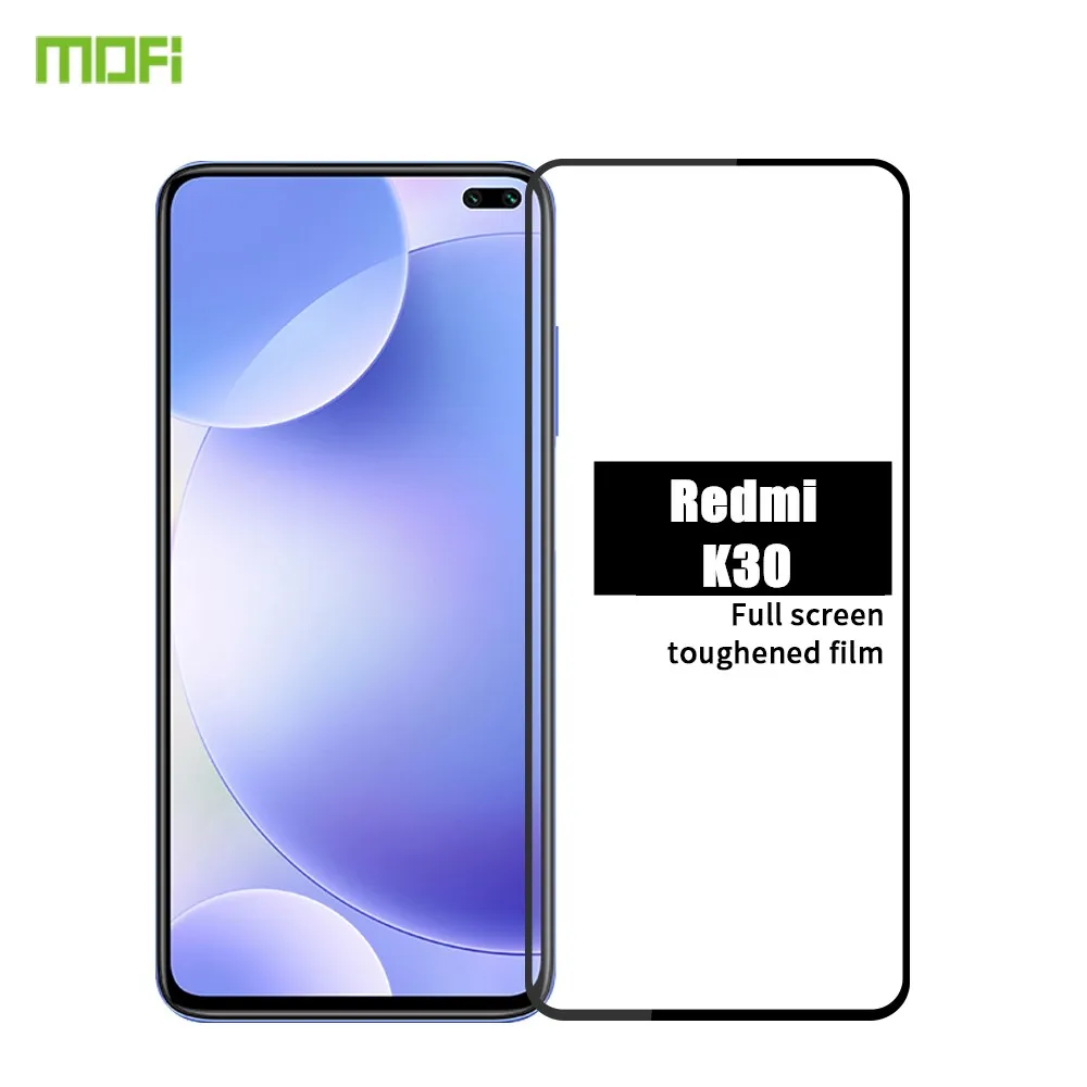 

Защитное стекло MOFi для Xiaomi Redmi K30, полное покрытие, закаленное стекло