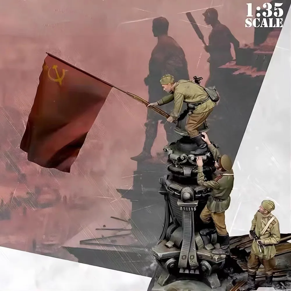 Фигурка солдата из смолы масштаб 1/35