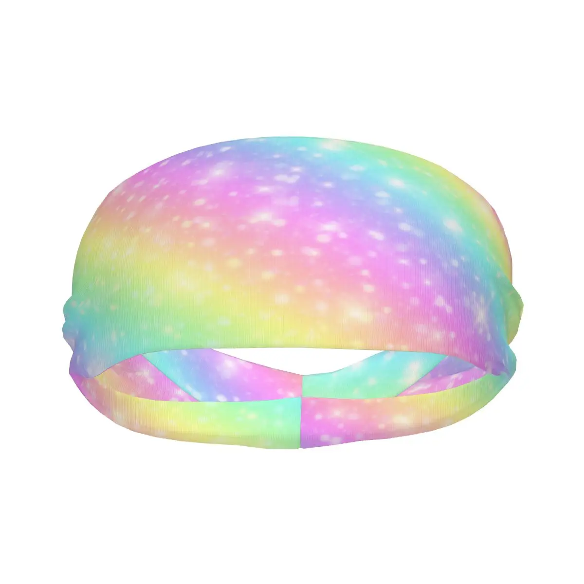 Sky Rainbow Hair Wrap Brace Cycling Running Exercising Sweatband