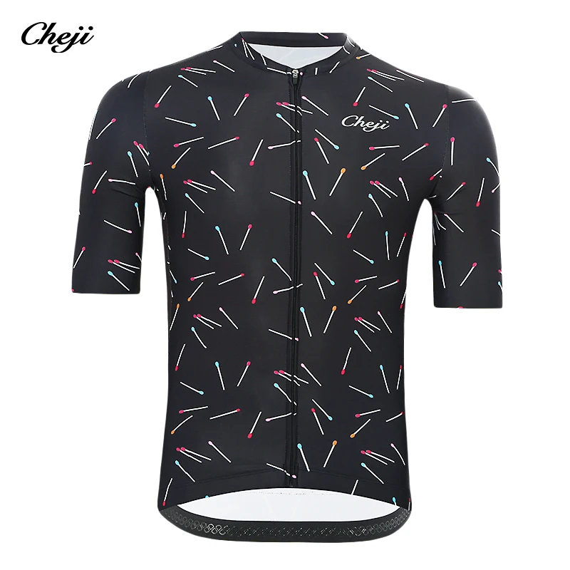 

Cheji high-quality men's cycling clothes + Set + gloves + socks, professional cycling team uniforms can be customized