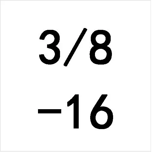 

Метчик для резьбы teclachiara 3/8" UNC UNS UN UNF UNEF HSS