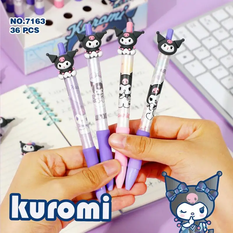 

Cinnamoroll Kawaii Anime Sanrio Gel Pen Cute Cartoon Kuromi Press The Signature Pen Quick-Drying School Supplies Girls Gift