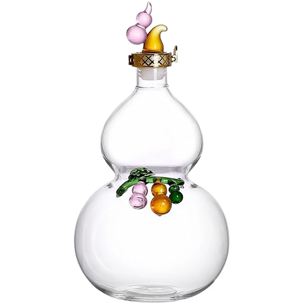

Multifunction Gourd Jug Transparent Bottle Household Bottle for Gift