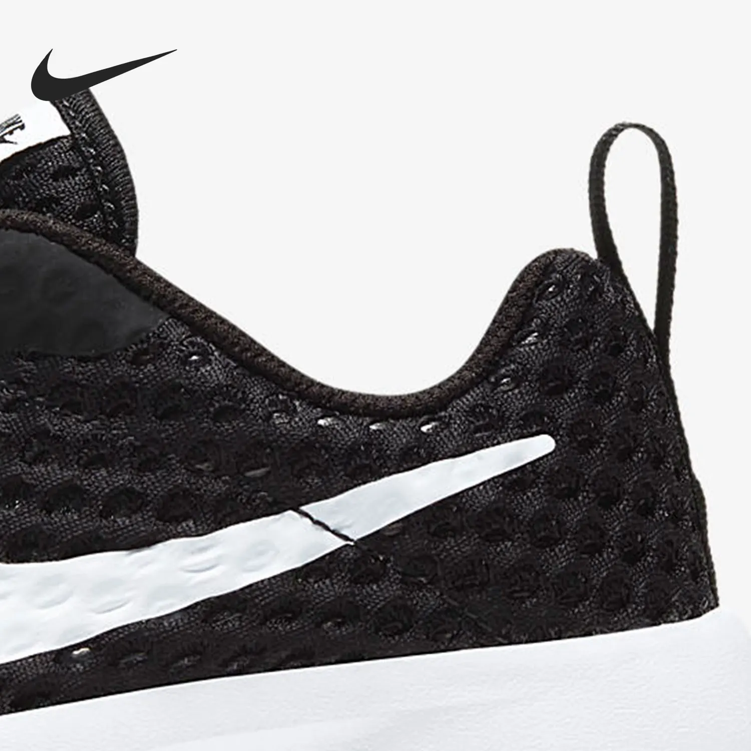 Фото Оригинальные детские легкие кроссовки Nike TANJUN BR BPE с дышащей сеткой CW3179-011 №4